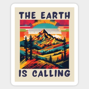 The earth is calling Sticker